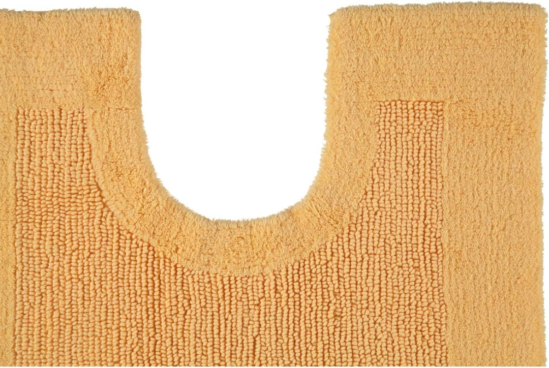 Rhomtuft Badteppiche Prestige mais - 390 Toilettenvorlage mit Ausschnitt 60x60 cm Mais - 390, Toilet
