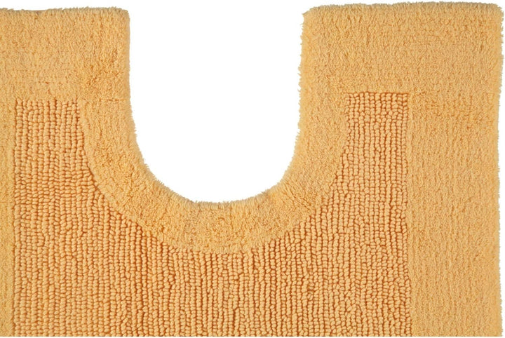 Rhomtuft Badteppiche Prestige mais - 390 Toilettenvorlage mit Ausschnitt 60x60 cm Mais - 390, Toilet