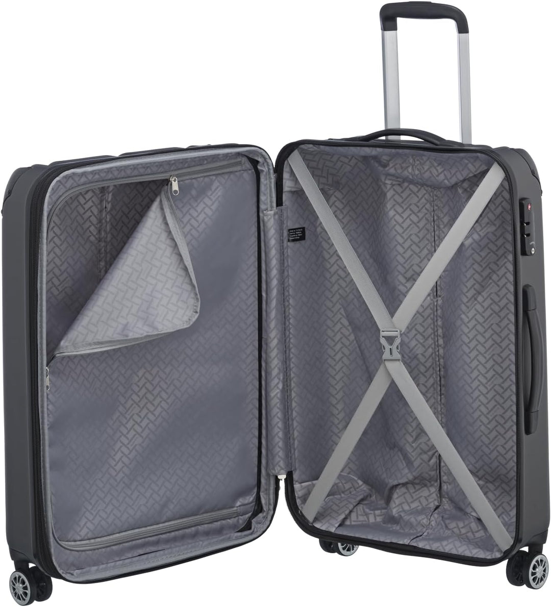 Travelite CITY Kofferset mit 4 Rollen Gr. L/M Anthrazit Koffer-Set (L/M), Anthrazit Koffer-Set (L/M)