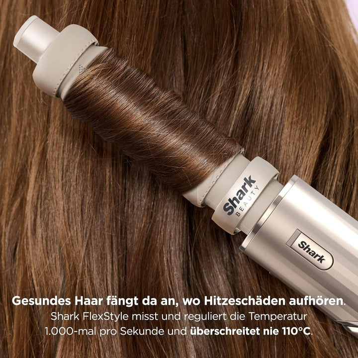 Shark FlexStyle 3-in-1 Luftstyler &amp; Haartrockner, Auto-Wrap-Lockenaufsatz, Ovalbürste, Konzentrator,