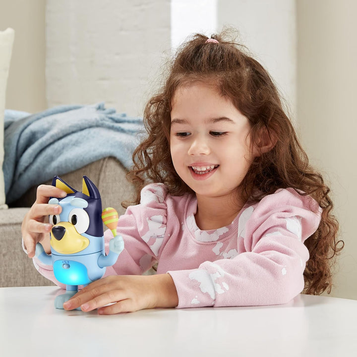 VTech Bluey Dreh- & Zieh-Reaktionsspiel – Interaktives Spielzeug mit Musik, Geräuschen und Sätzen au