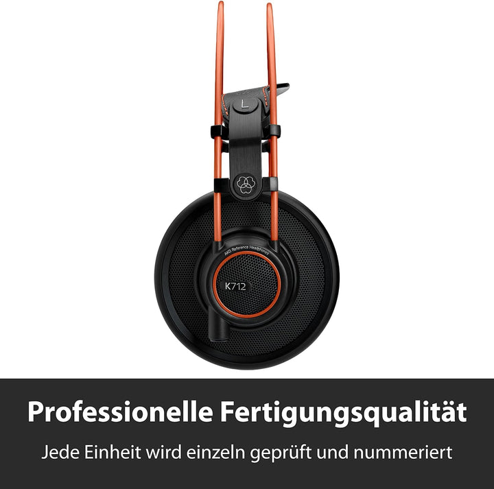 AKG K712PRO Offener Over-Ear-Studio-Referenzkopfhörer der Premiumklasse K712 Pro - offener Single, K