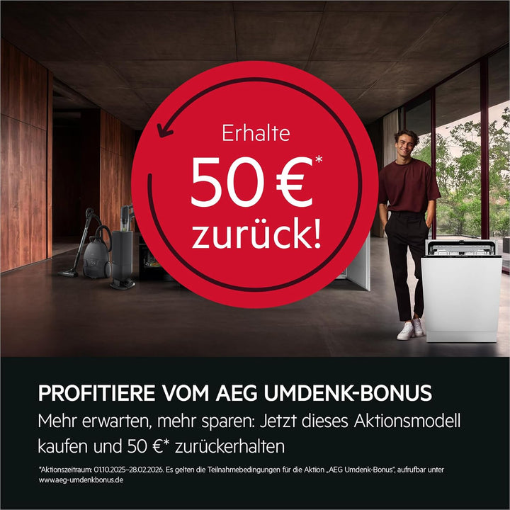 AEG Ultimate 8000 Staubsauger mit Beutel, Testsieger der Stiftung Warentest, hohe Saugleistung, Auto