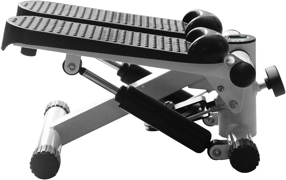 MAYMA Mini Stepper, Twister Stepper mit Power Ropes, Stepper für Zuhause, verstellbare Ausrüstung mi