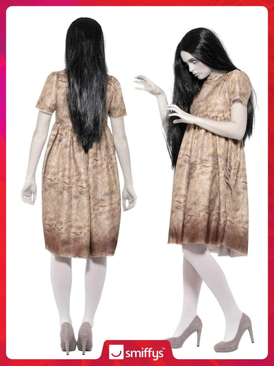 Evil Spirit Costume (L) L - UK Size 16-18 Grau, L - UK Size 16-18 Grau