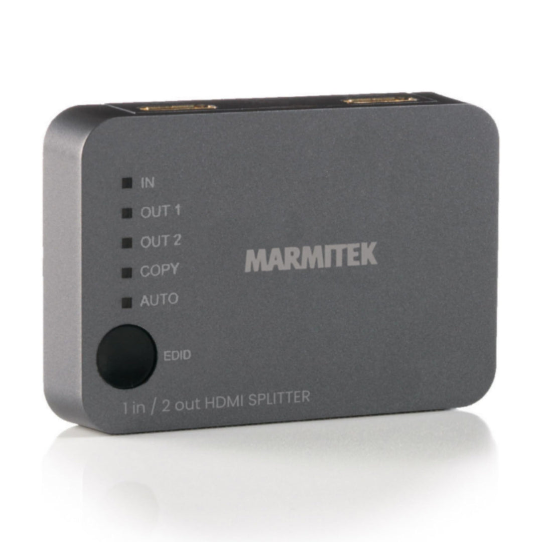HDMI Splitter 4K60 - Marmitek Split 312 UHD - 1 Ein / 2 Aus - Ultra HD - 4K60 - HDMI Verteiler - 384