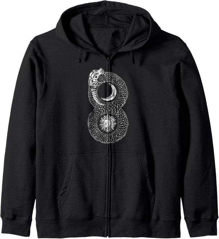 Ouroboros - Snake Eating Tail Blackcraft Geschenk Kapuzenjacke