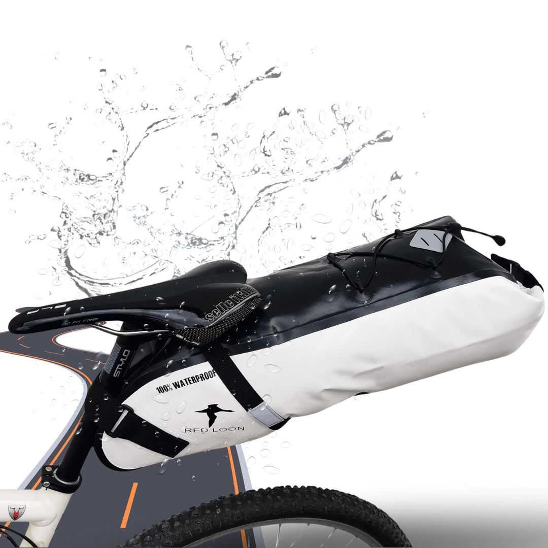 Red Loon Fahrrad Satteltasche Fahrradsitz Tasche Backloader Bike Packing - 15Ltr - wasserdicht reiss