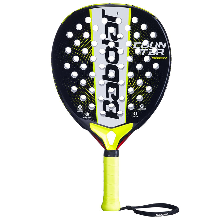 Babolat, Padel-Schläger Modell Counter Origin, Einheitsgrösse, Farbe Gelb, Ultraleicht, ideal für An
