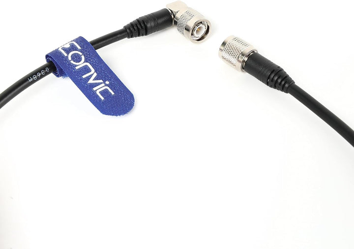 Eonvic GPS Antennenkabel Schwarz TNC zu TNC 90 Grad Flexibles Koaxialkabel RG223 für GNSS/GPS Empfän