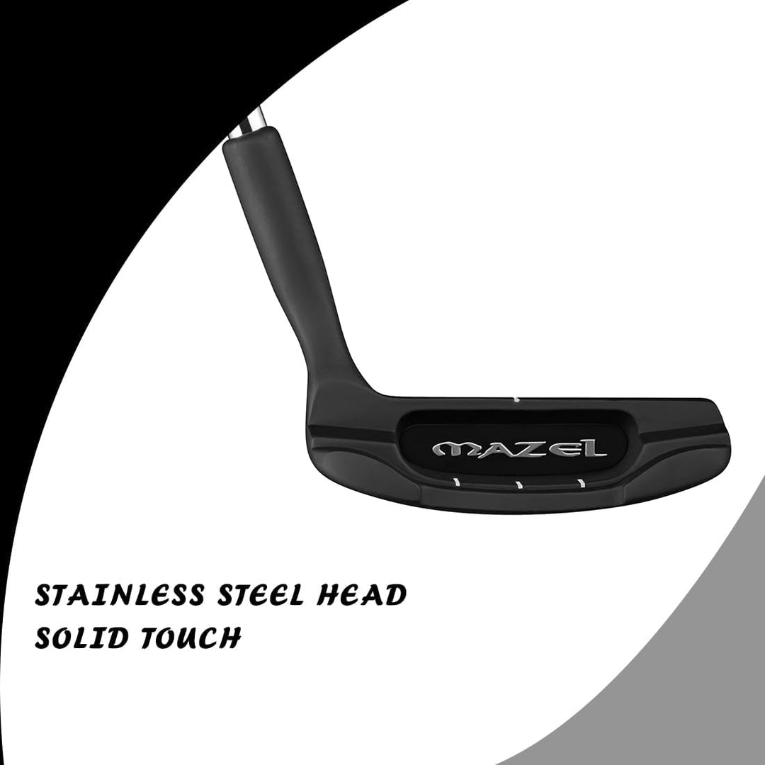MAZEL Golf Chipper 36 oder 45 Grad Edelstahl Chipper Golf Club für Männer Rechtshänder 45 Degree Bla