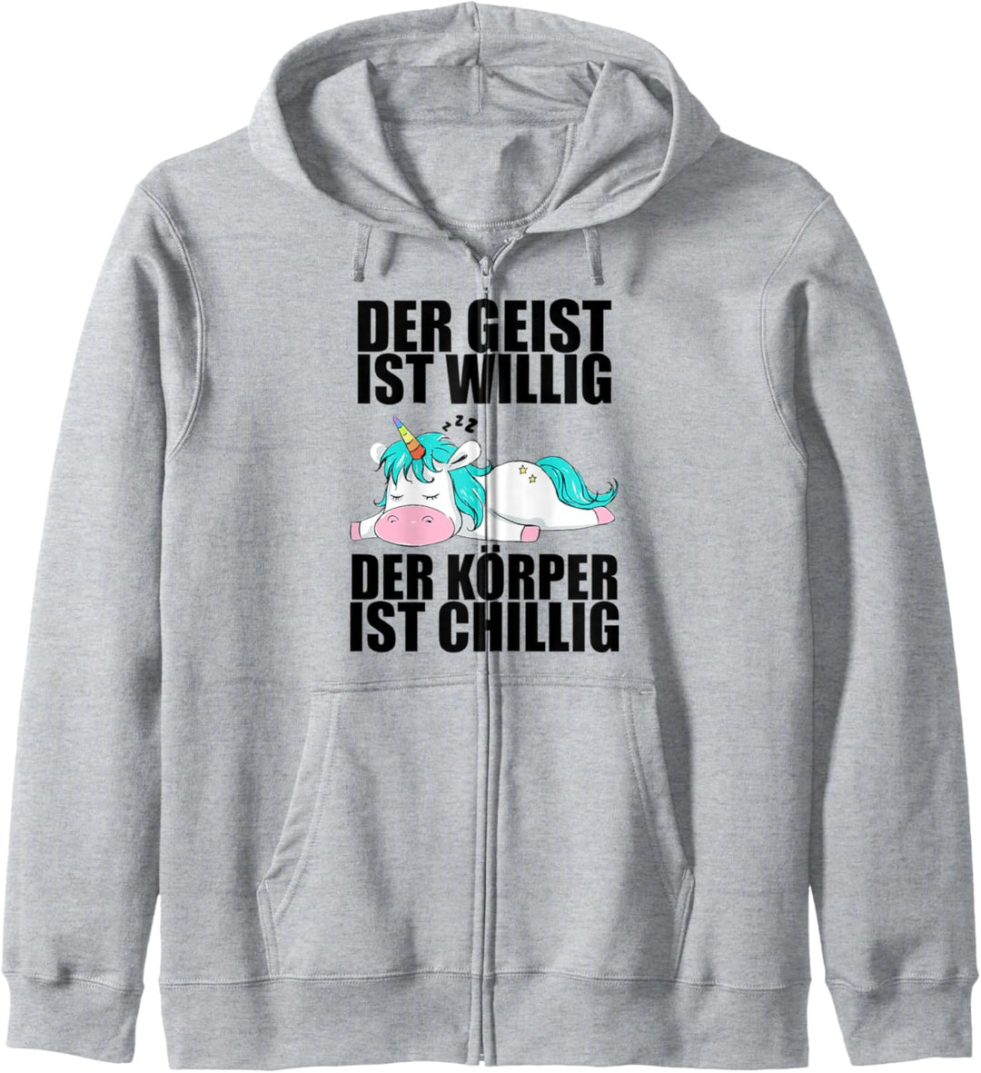 Lustige Sprüche Einhorn Mitarbeiterin Arbeitskollege Büro Kapuzenjacke