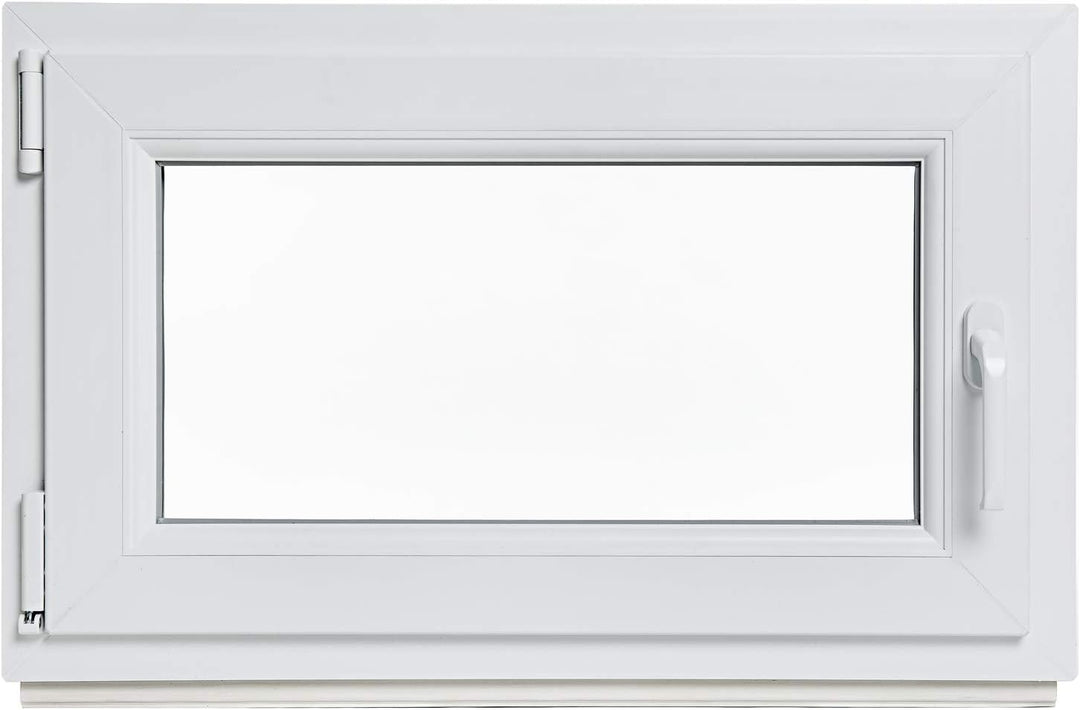 Kellerfenster - Kunststoff - Fenster - innen weiss/aussen weiss - BxH: 90 x 60 cm - 900 x 600 mm - D