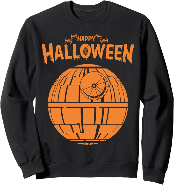Star Wars Death Star Happy Halloween Sweatshirt