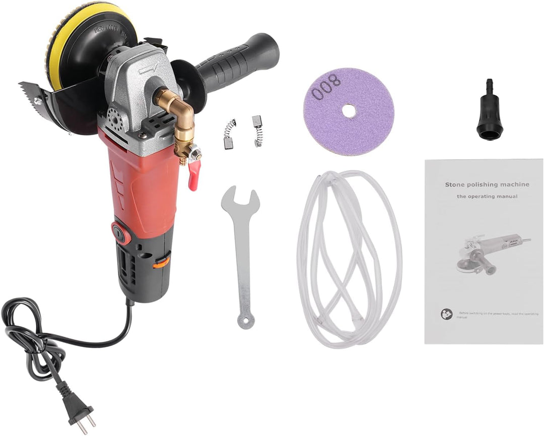860W Professional Nass-Polierer elektrischer Stein-Nass-Polierer Nasspolierer 6-Gang-Nasspolierer Ha