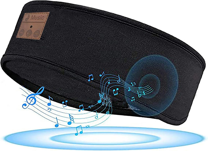 Alomejor Musik-Stirnband-Kopfhörer, Version 5.2, Wiederaufladbare Schlafkopfhörer, Waschbar für das