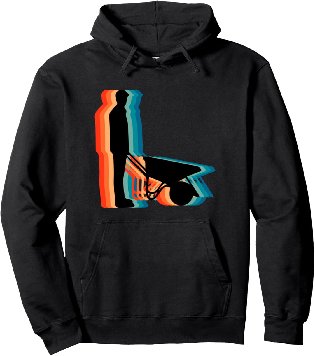 Stolzer Landarbeiter Papa, Retro Vintage Pullover Hoodie