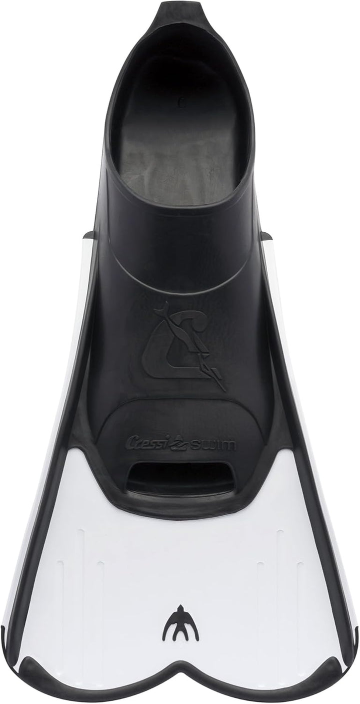 Cressi Light Fins-Kurze Flossen Zum Schnorcheln Schwimmen, Wassertraining, Verfügbar für 33/34 Weiss