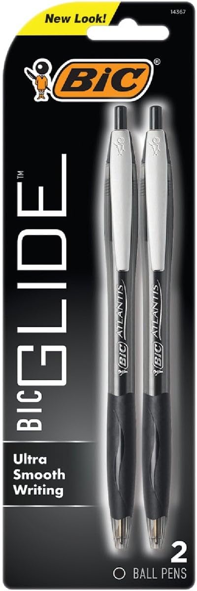 BIC Original Druckkugelschreiber Schwarz 2 stück (1er Pack), Schwarz 2 stück (1er Pack)