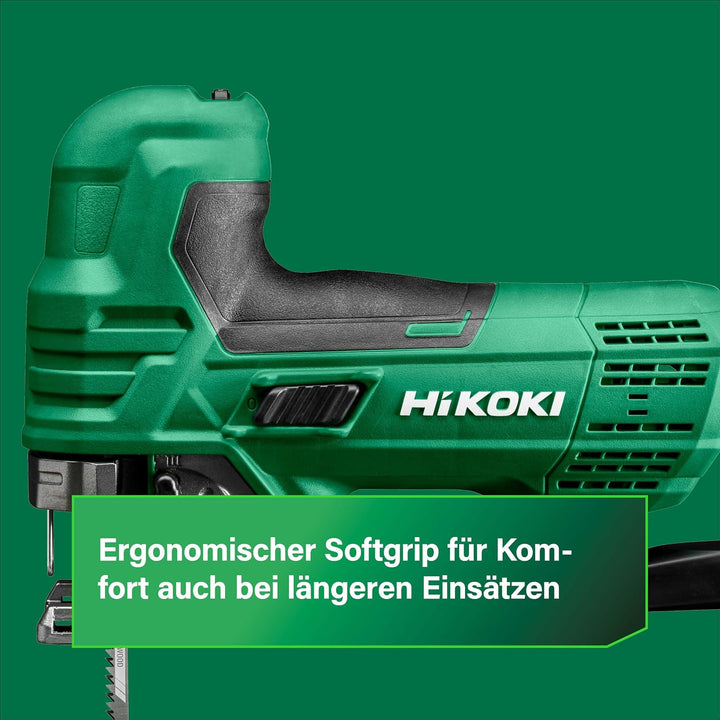 HiKOKI CJ90VAST2 Stichsäge im Koffer, 90 mm Säge, 705 W Pendelhubstichsäge | Elektro Säge mit Regele