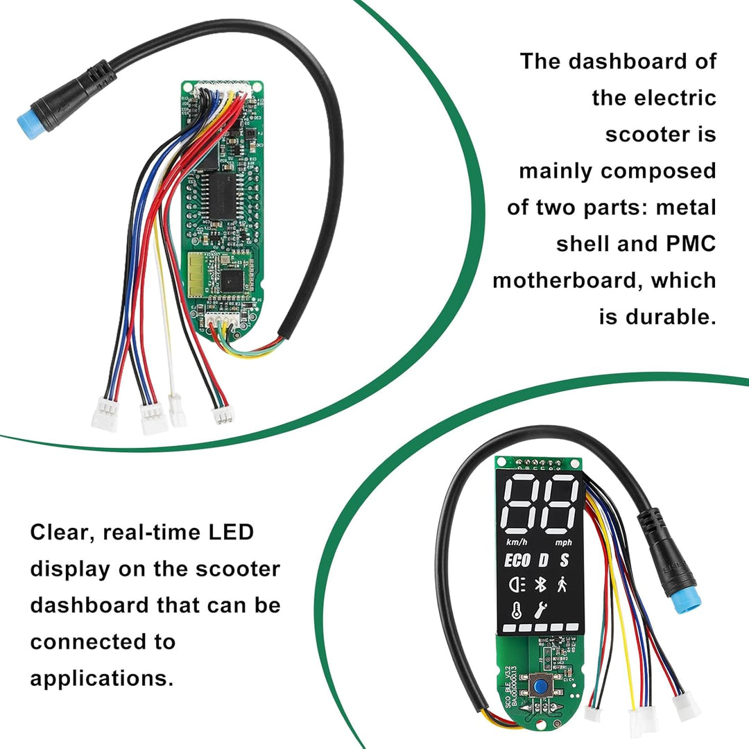 Elektroroller Dashboard, Elektroroller-Armaturenbrett, Elektroroller Armaturenbrett, Elektroroller-P
