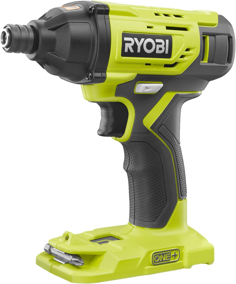 RYOBI 18 V ONE+ Akku-Schlagschrauber R18ID2-0 (max. Drehmoment 200 Nm, 1/4" Hex-Aufnahme, Schlagzahl