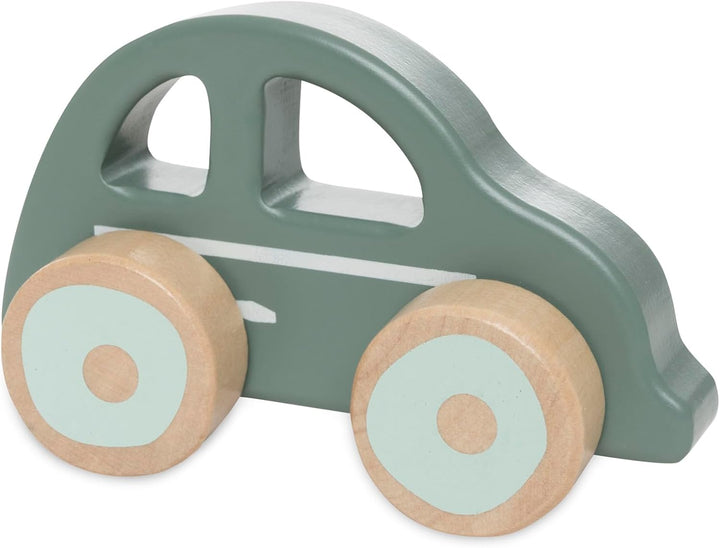 Jollein Holzautos – 3er-Set Spielautos – On The Go – Baby Spielzeug aus Holz – Auto, Taxi &amp; Bus – Fö