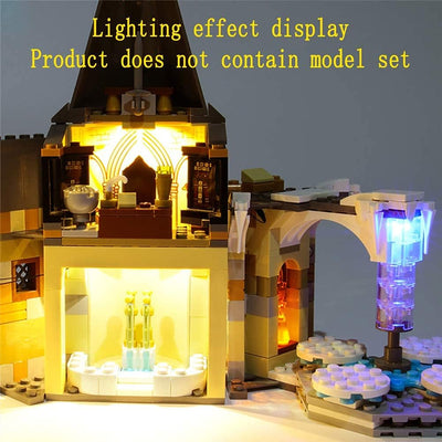 GEAMENT Lichtset für Harry Potter Hogwarts Uhrenturm (Hogwarts Clock Tower) Bausteine Modell kompati