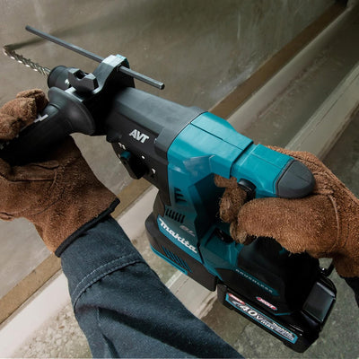 makita HR004GM202 Akku-Kombihammer SDS-PLUS 40V max. / 4,0 Ah, 2 Akkus + Ladegerät im MAKPAC inkl. S