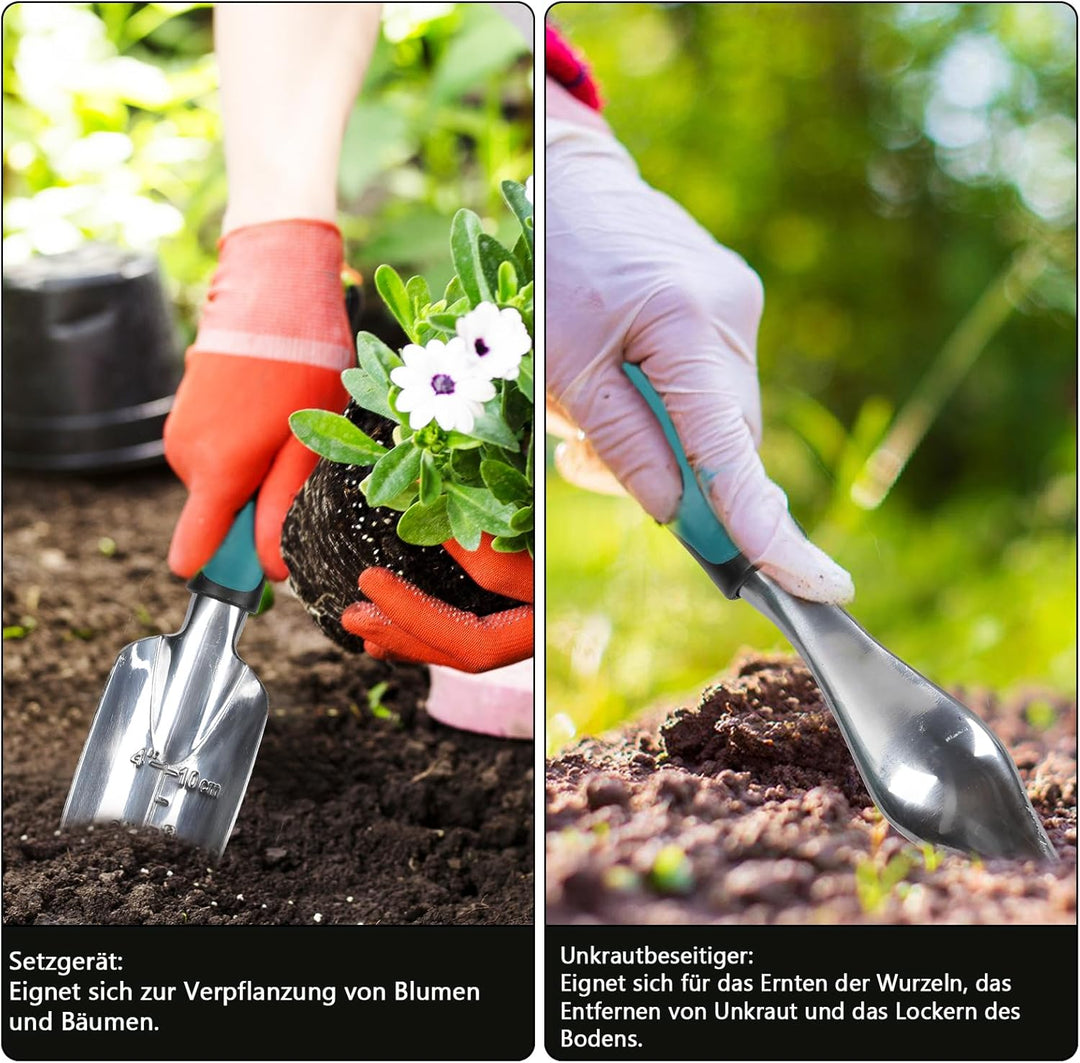 Gartengeräte, Gartengeräte-Set, Leichte Aluminiumlegierung Rostbeständig, Gartengeräte-Set, ideale G