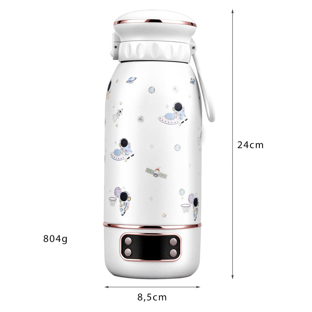 Tragbarer Flaschenwärmer Baby Unterwegs, 500ml, 10 Min Aufheizzeit, Lang anhaltende Wärmespeicherung