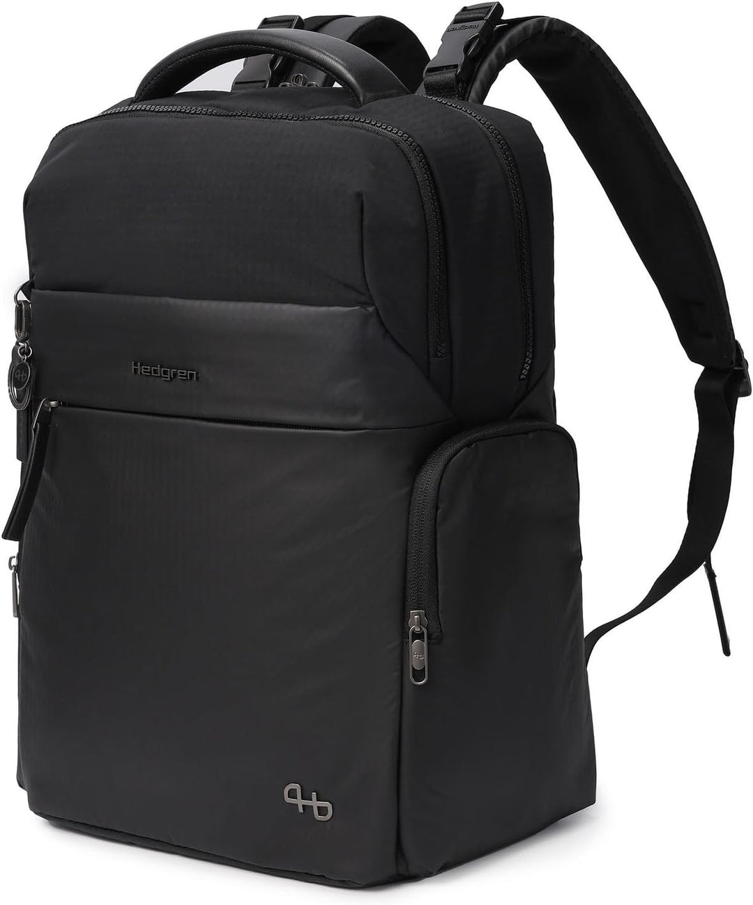 Hedgren Tsutsumi Baby-Rucksack + RFID Schwarz, Schwarz