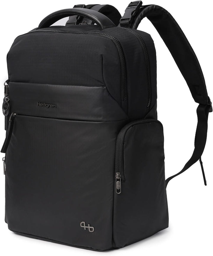Hedgren Tsutsumi Baby-Rucksack + RFID Schwarz, Schwarz
