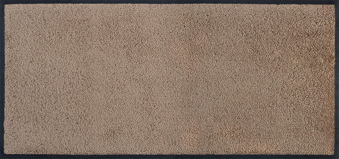 wash+Dry Fussmatte, Taupe 35x75 cm, innen und aussen, waschbar, beige 35 x 75 cm (Rechteckig), 35 x
