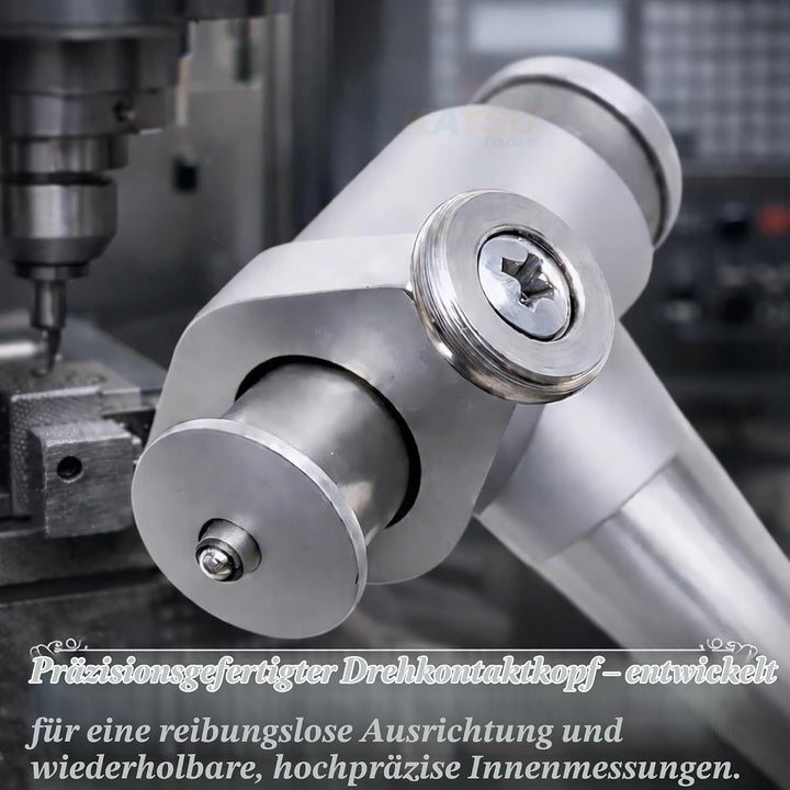 KATSU Innendurchmesser Messuhr Set, 50-160mm Metrisch 0,01mm Präzisions Bohrungslehre Messuhr Zylind