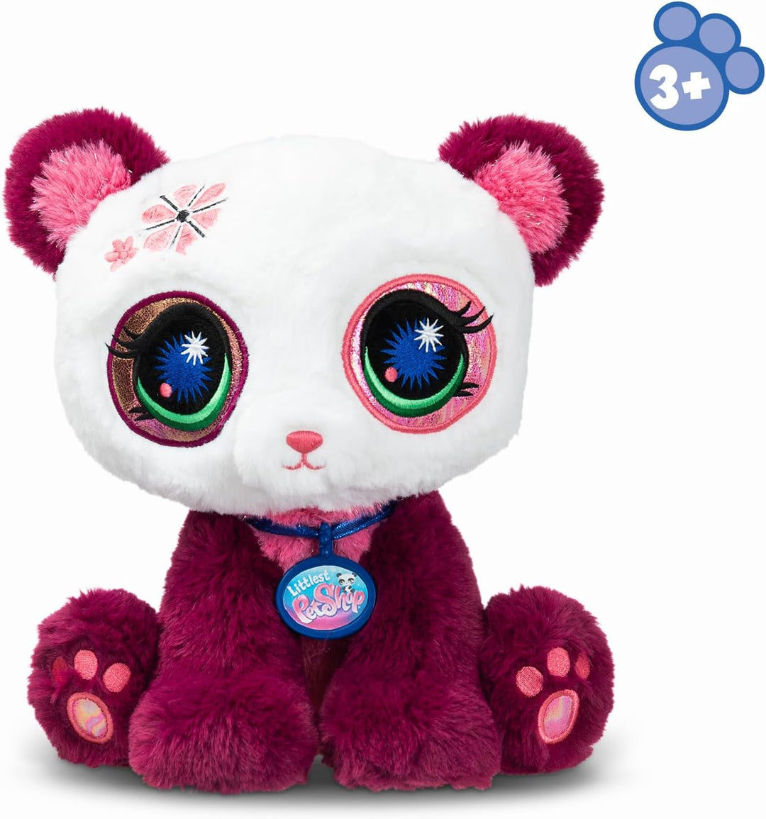 Littlest Pet Shop - Plüschpanda 25 cm - Littlest Pet Shop LPS Deluxe Panda – Niedliche Plüschtiere m