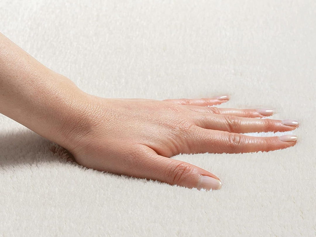 the carpet Relax – Superweiches Badezimmerteppich, Flauschige Badematte in Felloptik, rutschfest &amp; W