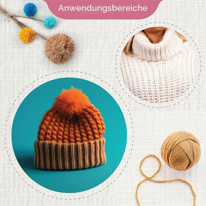 KnitPro KP42140 Stricknadelset, Aluminium, Bunt, Diverse 8 Stück, 8 Stück