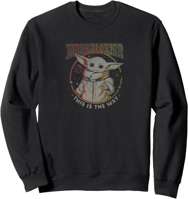 Star Wars: The Mandalorian Grogu This Is The Way Bloom Sweatshirt