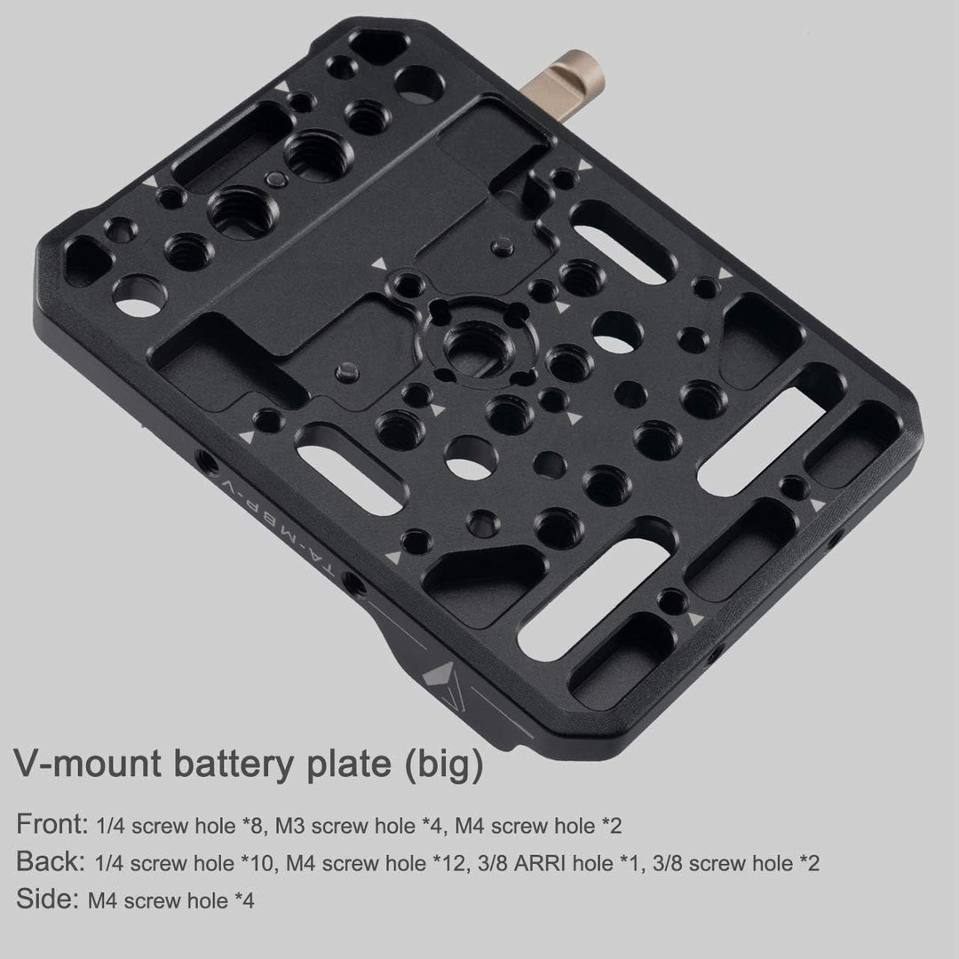 Tilta TA-MBP-K1-V Tiltaing Mini V-Mount Battery Plate + 15mm Rod Adapter (Big) (Batterien Nicht enth