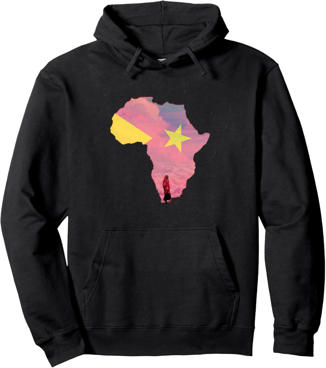 Tigray in My Heart Tigray in Africa Heart Tigray Flag gift Pullover Hoodie