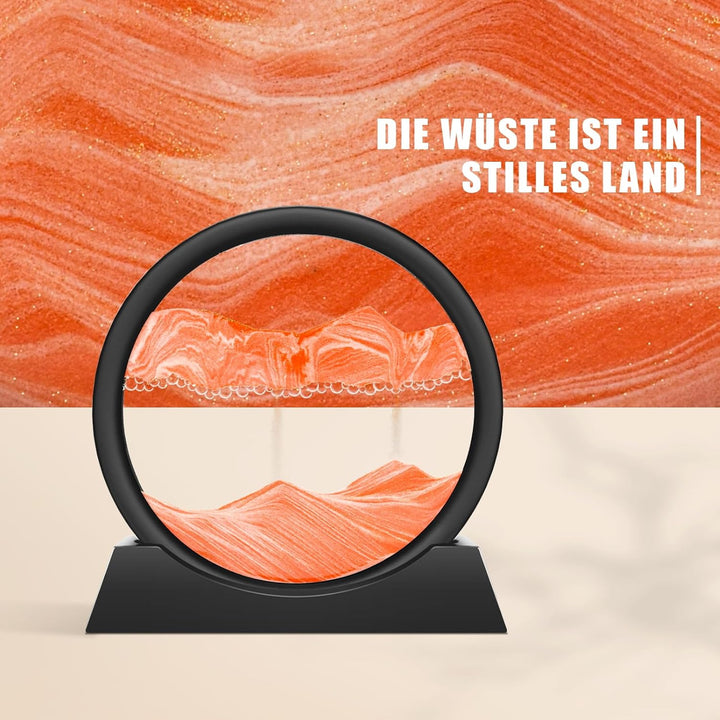 Wai Danie Sandbilder zum Drehen 3D Sandscape - die Sandkunst in Tiefsee Fliessende Sandmalerei Sandb