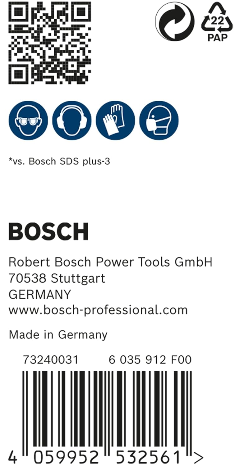 Bosch Professional 30x Expert SDS plus-7X Hammerbohrer (für Stahlbeton, Ø 8,00x165 mm, Zubehör Bohrh
