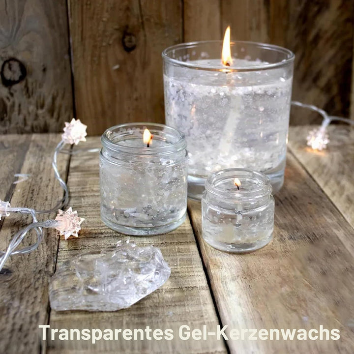 Kerzen Selber Machen Set,Gelees Wachs für Kerzenherstellung,Kerzen Giessen Set mit Wachsschmelztopf,