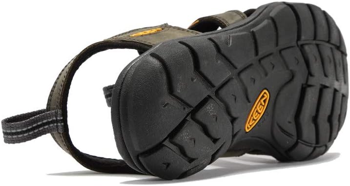 KEEN Damen Clearwater CNX Leather-w Sandale 40.5 EU Magnet Black, 40.5 EU Magnet Black