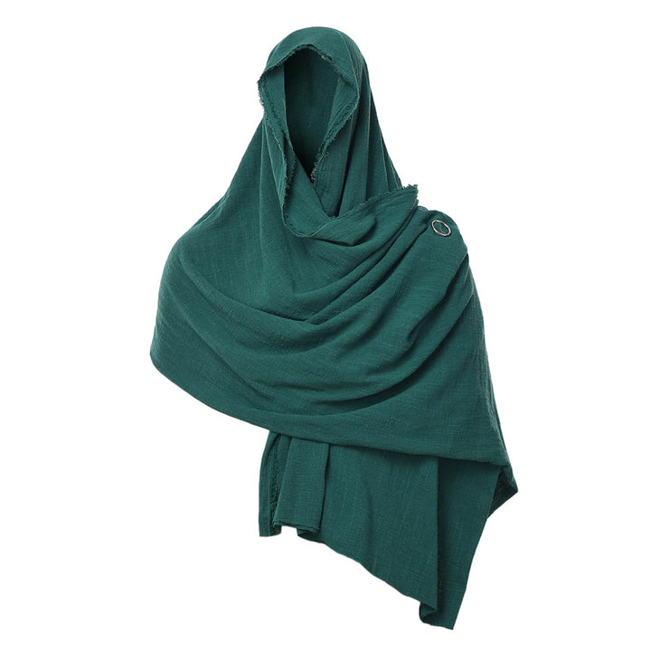 GRACEART Mittelalter Halstuch Tuch Kopftuch Renaissance Pirat Leintuch 230X130 cm Grün, Grün