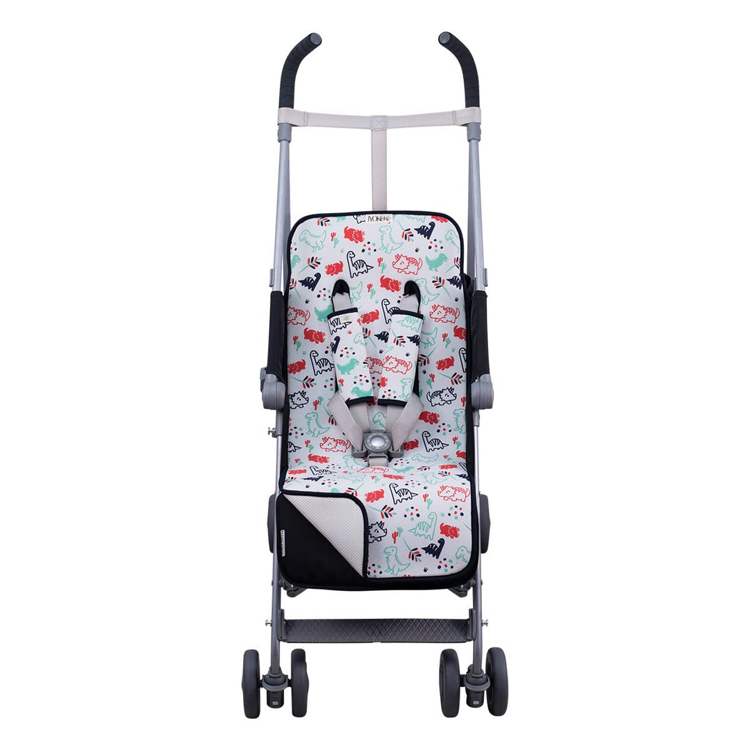 JYOKO KIDS Sitzauflage Universal für Kinderwagen + Gurtpolster Hergestellt aus Baumwollstoff + Schau