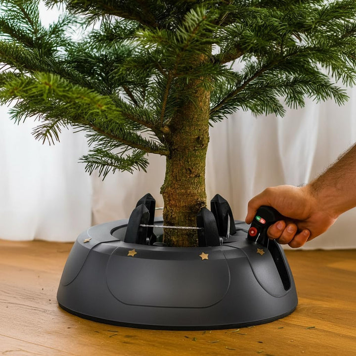 Brandsseller Christbaumständer Weihnachtsbaumständer Tannenbaumständer mit Fusshebeltechnik, EIN-Sei