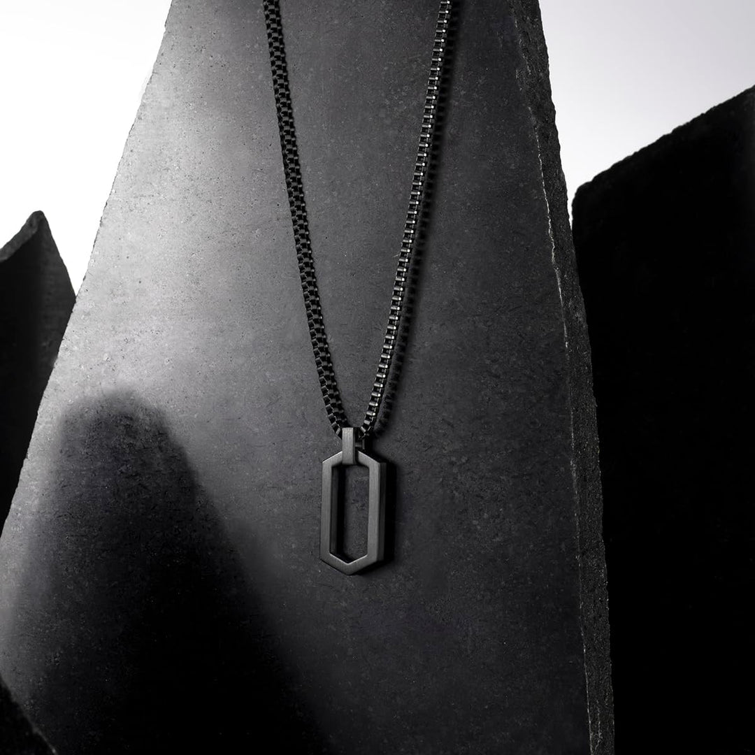 MVMT Halskette für Herren Kollektion HEX Schwarz - 28200035