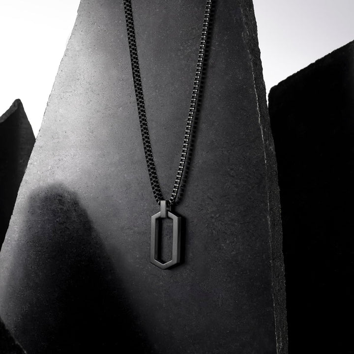 MVMT Halskette für Herren Kollektion HEX Schwarz - 28200035